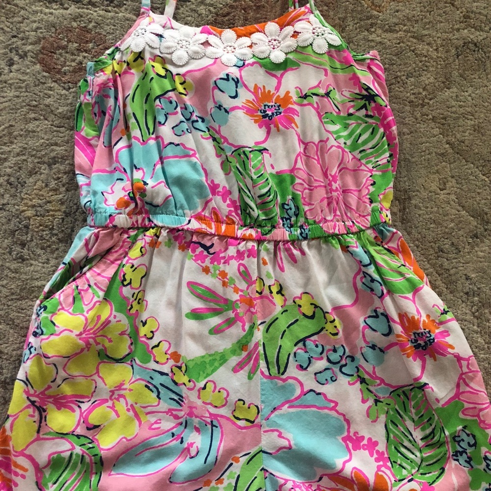 Lilly Pulitzer for Target shorts romper girls size 10/12